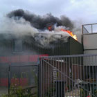 Brand in Egmond: brandlucht in Alkmaar